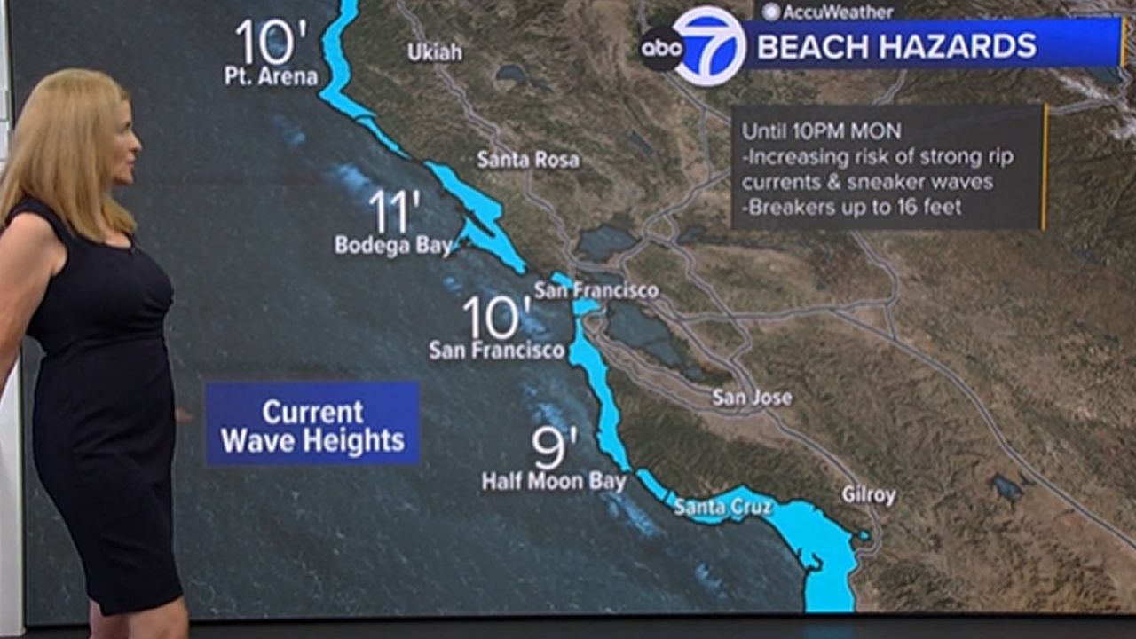 AccuWeather Forecast: Cooler day around Bay Area; increased risk of sneaker waves along coast
— ABC 7 Bay Area