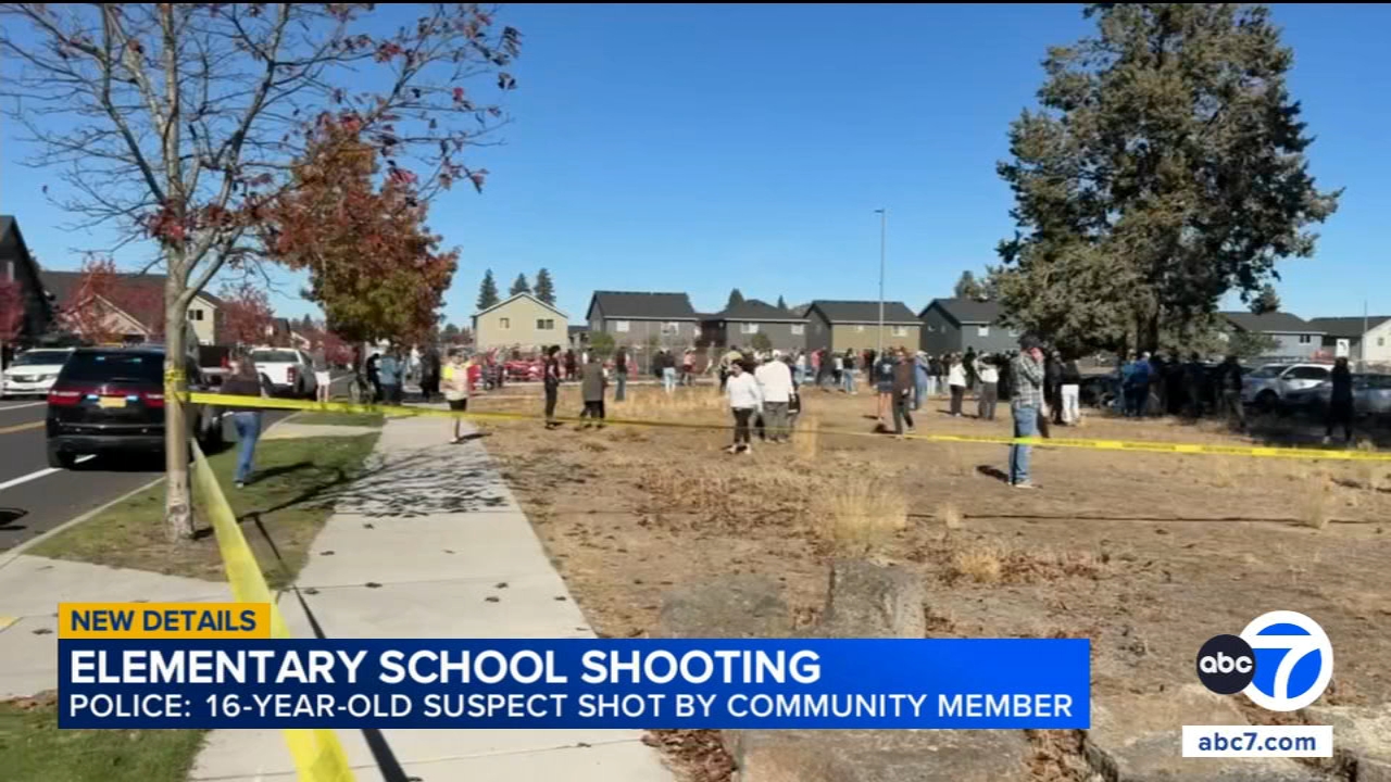 3 children, 1 teacher killed in shooting at Bend, Oregon elementary school; teen shooter also dead: Police
— ABC 7 Bay Area
