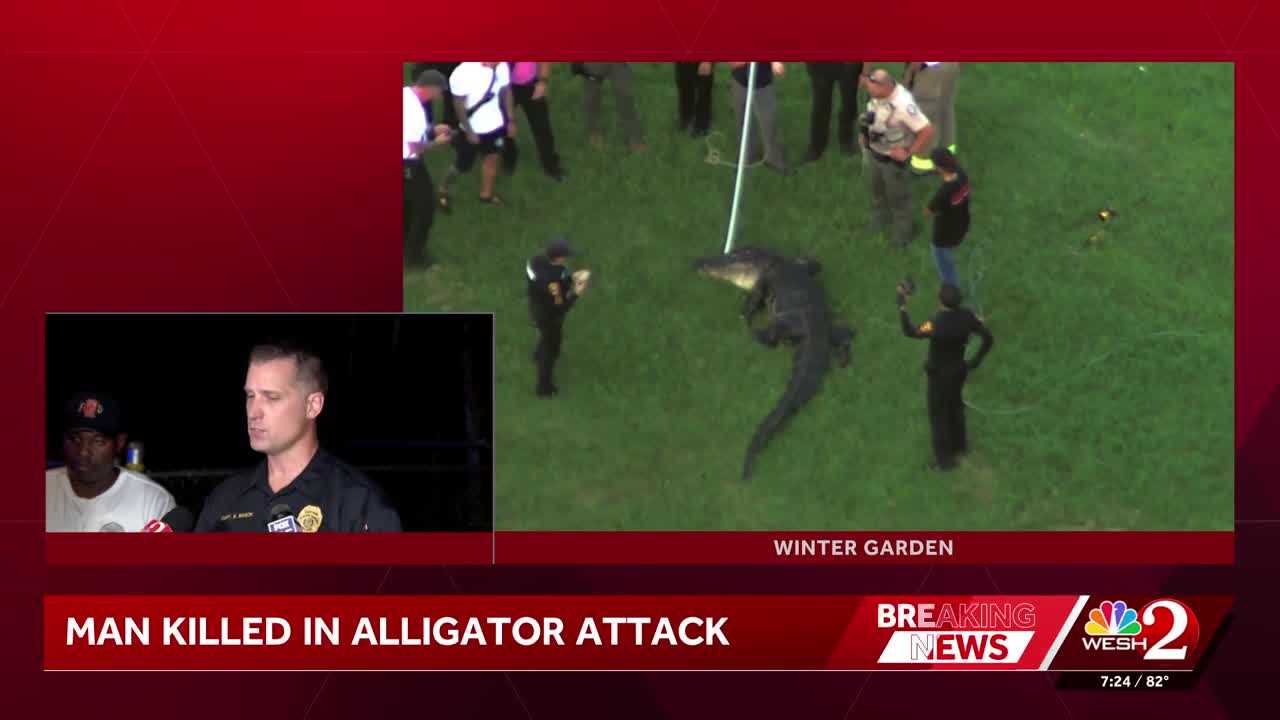 Alligator attacks, kills man who was fishing in Winter Garden, police say — WESH 2 Orlando, San Francisco Community news